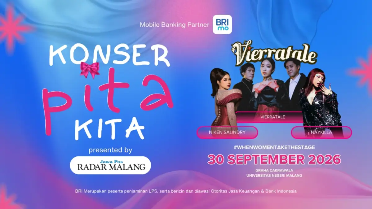 Poster Konser Pita Kita 2026. (Sumber: Instagram/@konserpitakita)