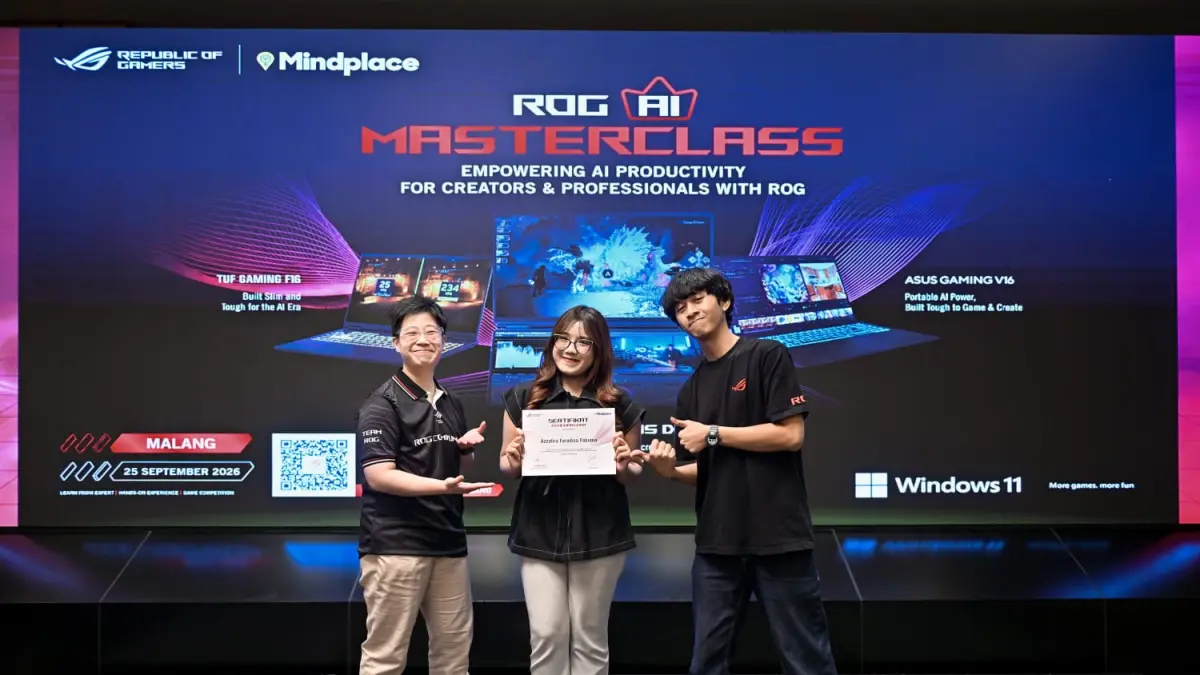ROG AI Masterclass Hadir di Malang, Bekali Komunitas Maksimalkan AI untuk Produktivitas
