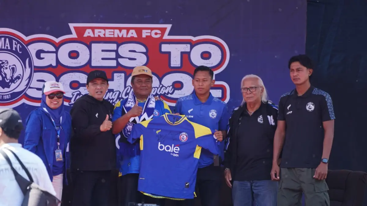 Sapa Pelajar SMK Turen, Arema FC Dorong Suporter Lebih Kreatif