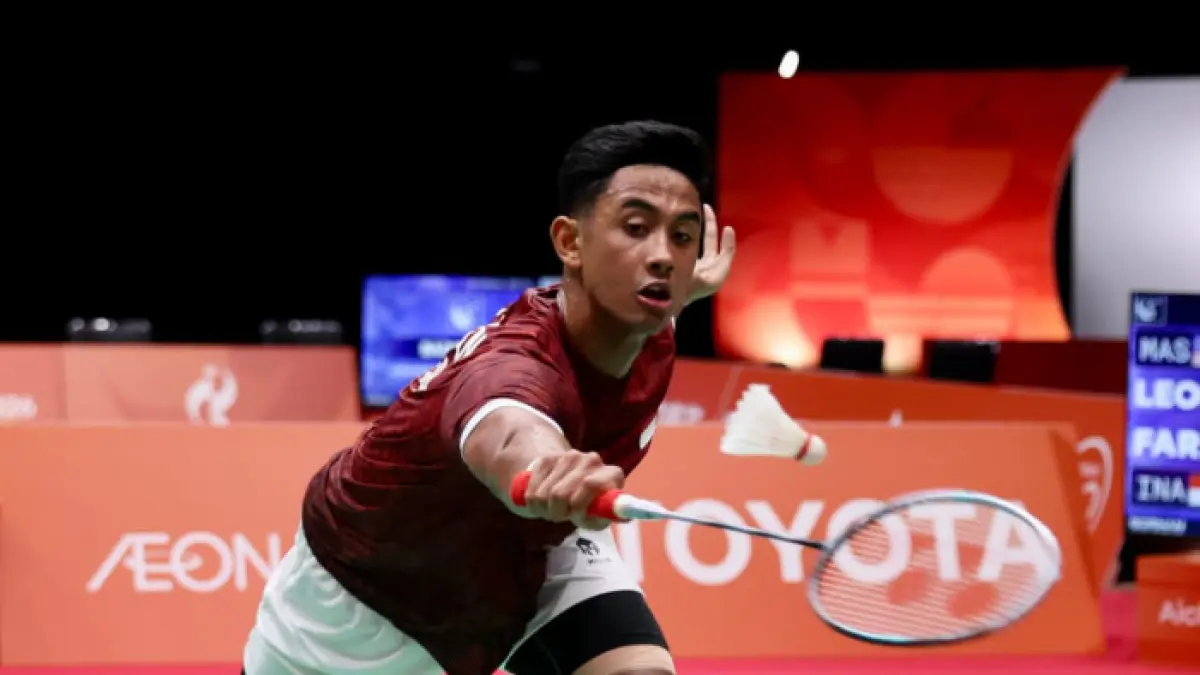Alwi Farhan berhasil amankan tiket ke putaran semifinal Asian Games 2026 (27/9). Sumber: pbsi.id