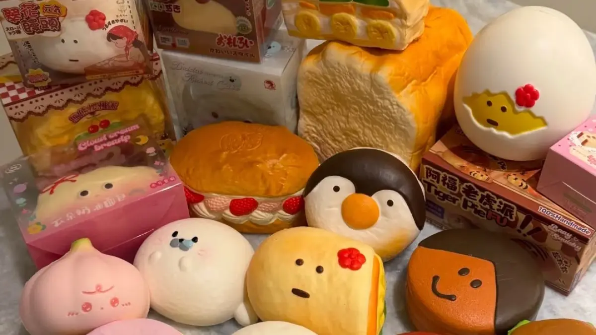 Squishy kini menjadi alternatif untuk meredakan stres ala Gen Z. Sumber: Pinterest