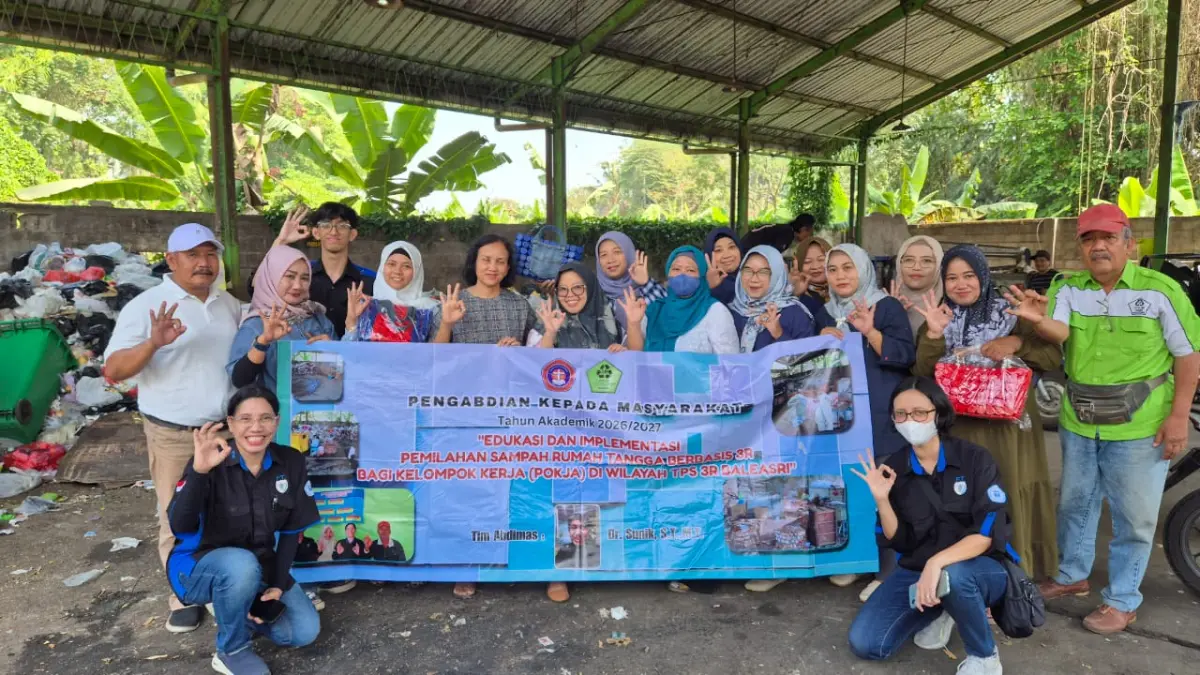 Workshop Pemilahan Sampah di TPS 3R Baleasri.