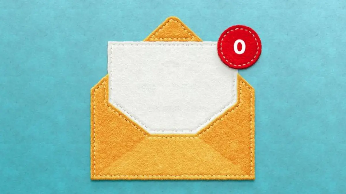 Ilustrasi Inbox Zero (Sumber : Pinterest @Inc. Magazine)