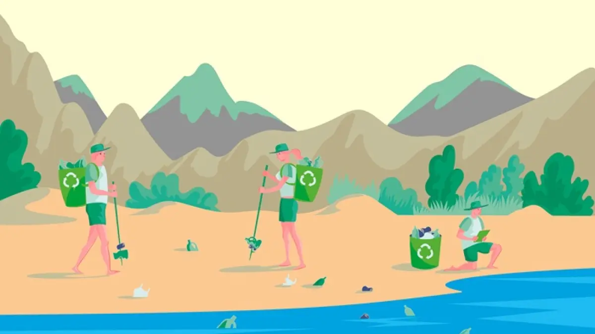 Ilustrasi Sampah Digelontor (freepik)