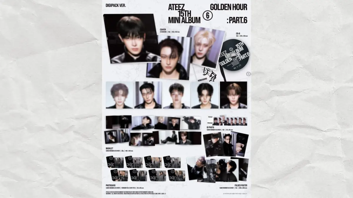 ATEEZ Golden Hour Part.6 (Sumber : Instagram @ateez_official_)