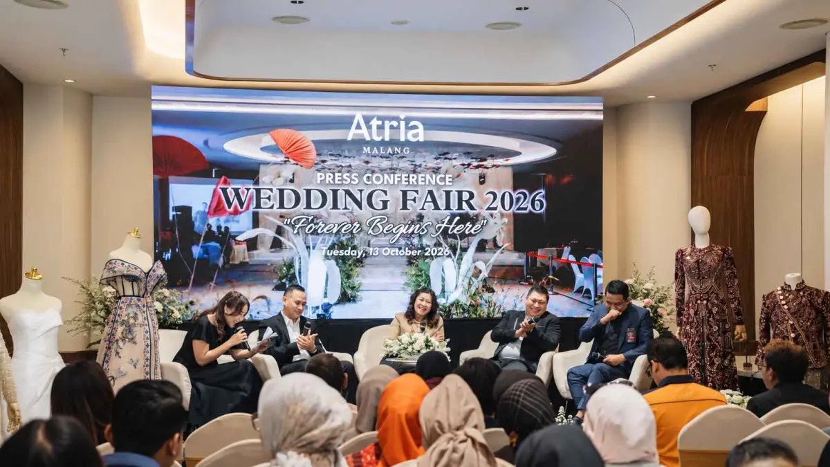 Press Conference Atria Wedding Fair 2026 pada Selasa, 13 Oktober 2026