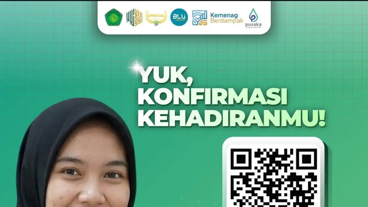 YUK HADIR: Para alumni bisa melakukan scan QR Code untuk daftar kehadiran.