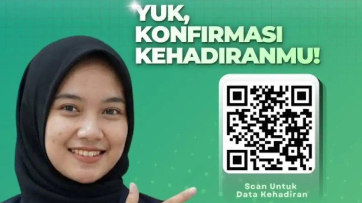 SCAN QR CODE: Alumni yang ingin datang acara reuni bisa mendaftarkan diri dengan cara scan QR Code ini.