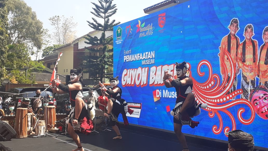 Penampilan penari dari Ngalam Beksa Community di Museum Mpu Purwa, Selasa (19/8). Foto: Sandra DC