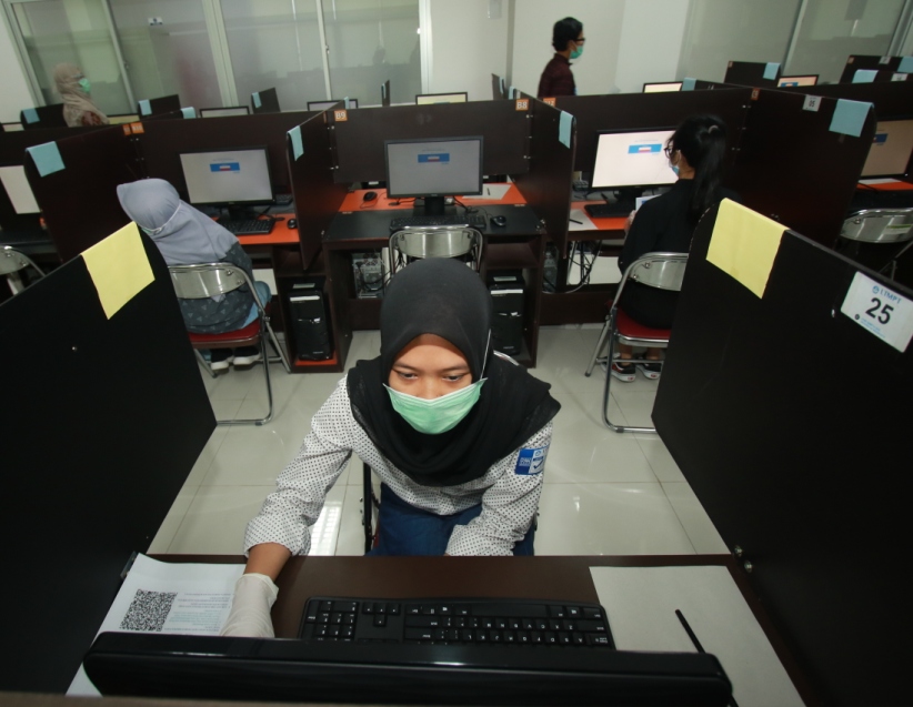 Ilustrasi tryout SNBT online (dok JPRM)