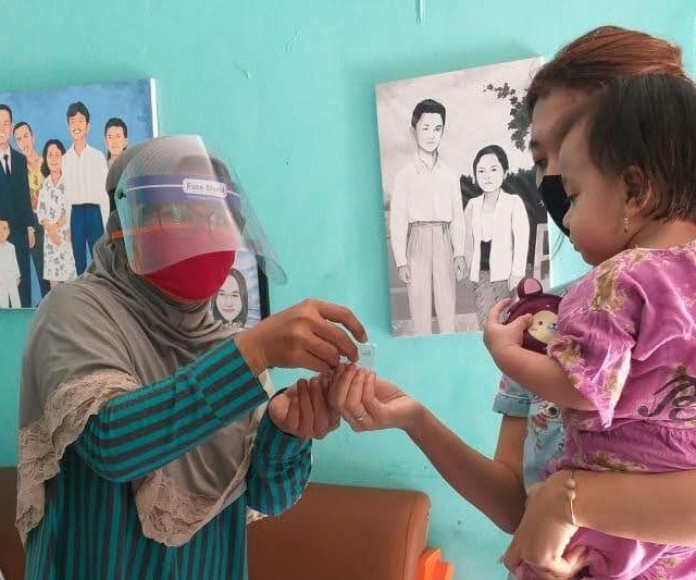 Ilustrasi pemeriksaan balita (istimewa)