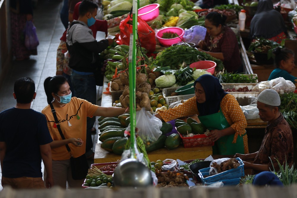 Aktivitas jual beli di Pasar Oro Oro Dowo, beberapa waktu lalu. Foto: Rubianto/Radar Malang