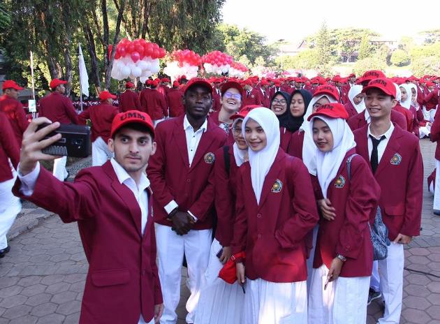 Ilustrasi aktivitas mahasiswa Universitas Muhammadiyah Malang (UMM) sebelum pandemi.(Humas UMM for Radar Malang)