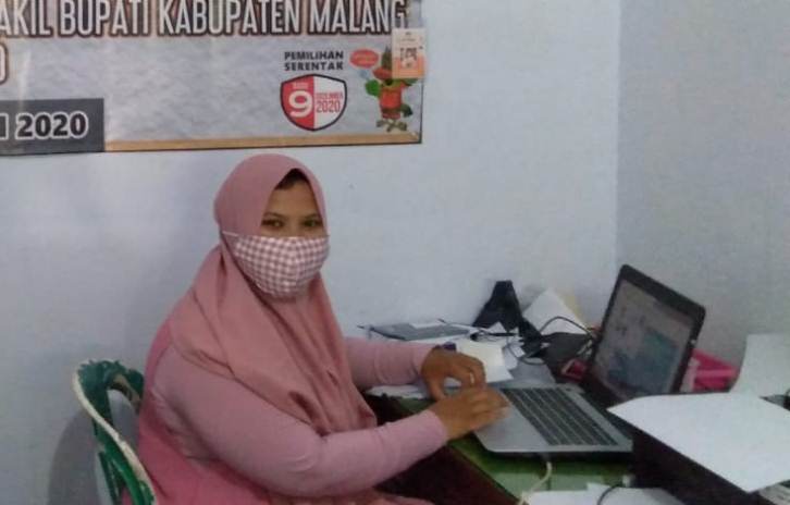 Khusnul Ramdanisa, Ketua PPK Kepanjen. (Imam Nasrodin/Radar Malang)