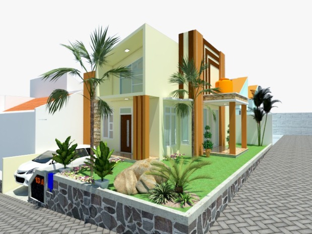 Salah satu perspektif perumahan di Permata Annisa. (pamerpamer.com)