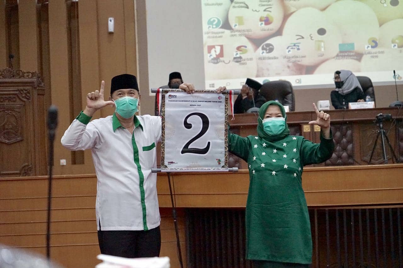 Paslon Ladub siap menjali debat perdana malam ini (Malang Bangkit for Radar Malang)