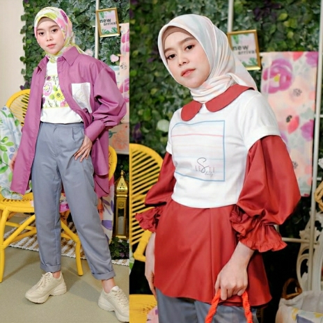 Salah satu koleksi fashion brand Lestydaily yang dilaunching hari ini (25/10). (Istimewa)