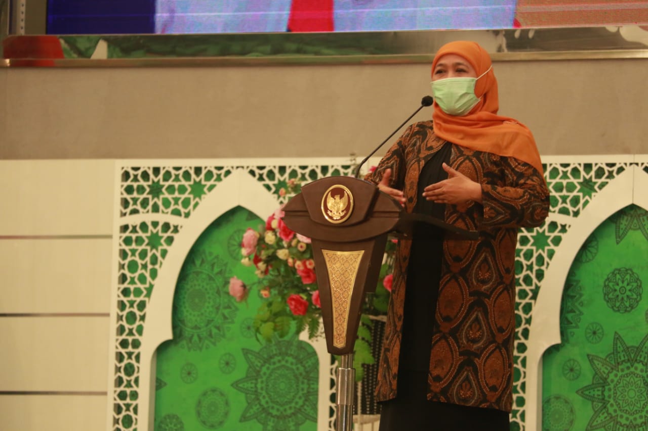 Gubernur Jatim, Khofifah Indar Parawansa (Laoh Mahfud / Radar Malang)