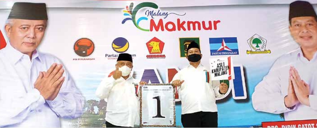 Paslon nomor urut 1 HM Sausi dan Didik Gatot Subroto (Sandi) (Istimewa)