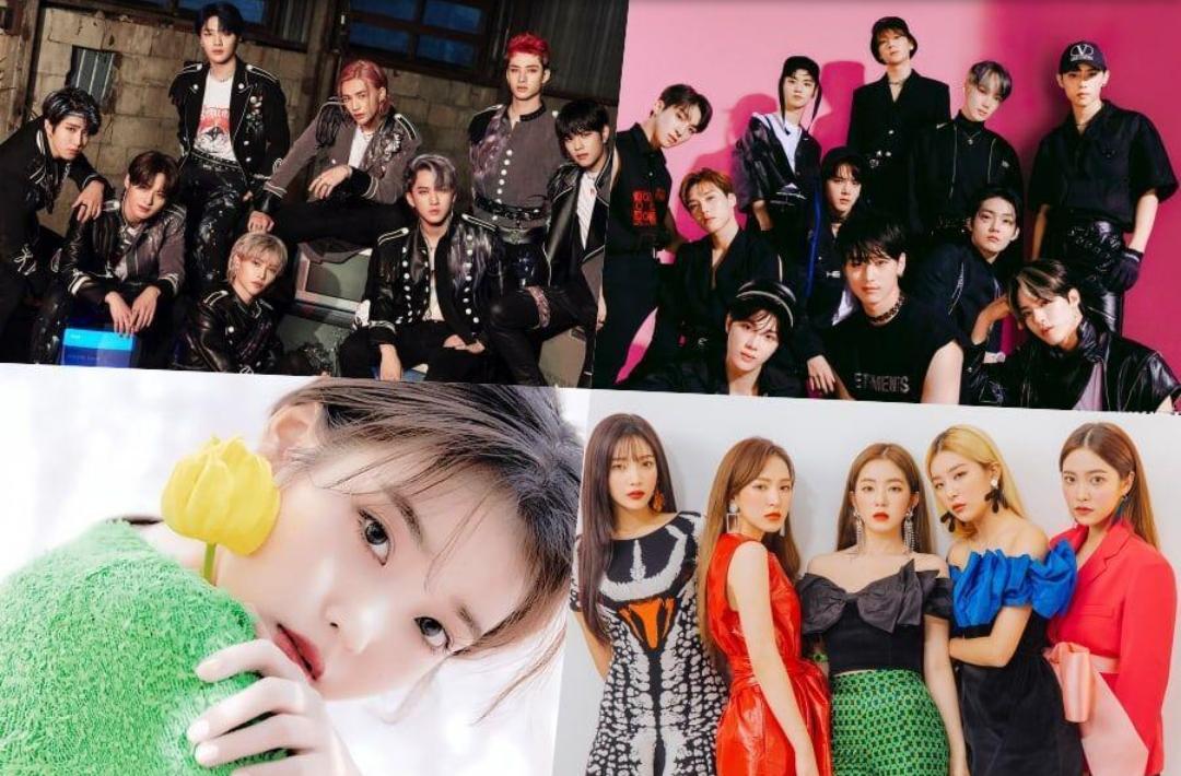 Para perain sertifikat platinum dari Gaon Chart (Soompi)