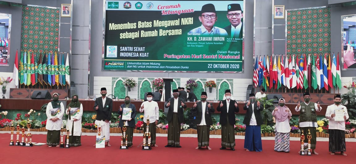 Acara Ceramah Kebangsaan dalam rangka memperingati Hari Santri Nasional di Unisma, beberapa waktu lalu. (Humas Unisma for Radar Malang)