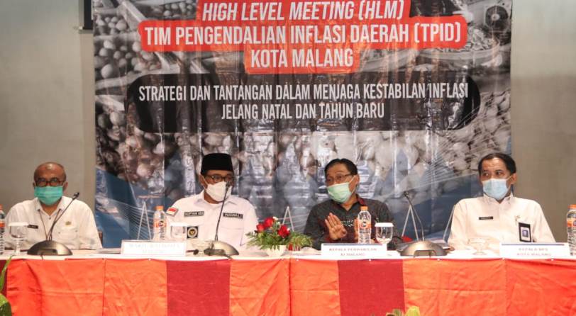 Acara High Level Meeting (HLM) TPID Kota Malang yang digelar di Lounge Hotel Atria, Rabu (25/11). (Istimewa)
