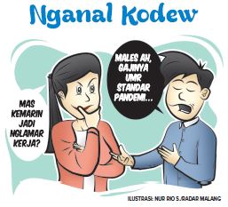 Ilustrasi Nganal Kodew (Nur Rio / Radar Malang)