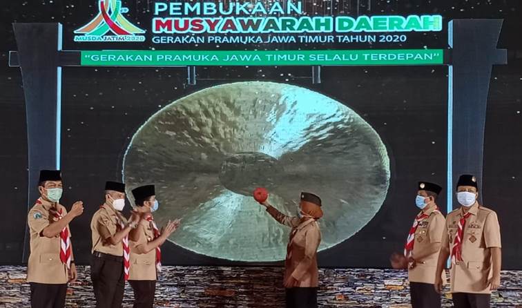 Musda Gerakan Pramuka Jawa Timur tahun 2020 digelar tanggal 16-17 Desember di Hotel The Singhasari Resort, Kota Batu. (Nugraha Perdana/Radar Batu)