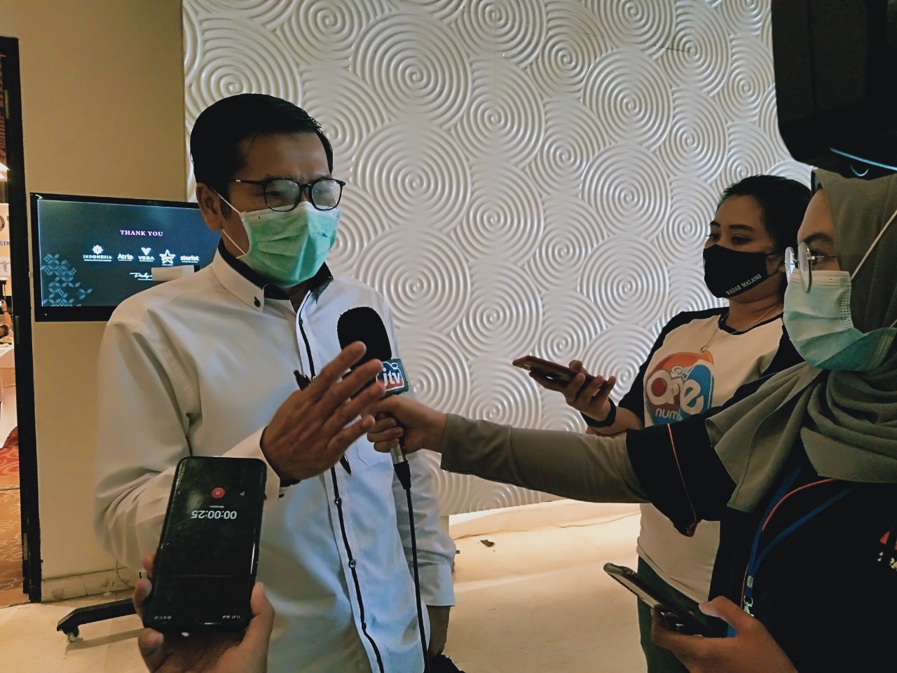 Direktur RSUD Kota Malang Husnul Muarif yang juga jubir Satgas Covid Kota Malang. (Imam N/Radar Malang)