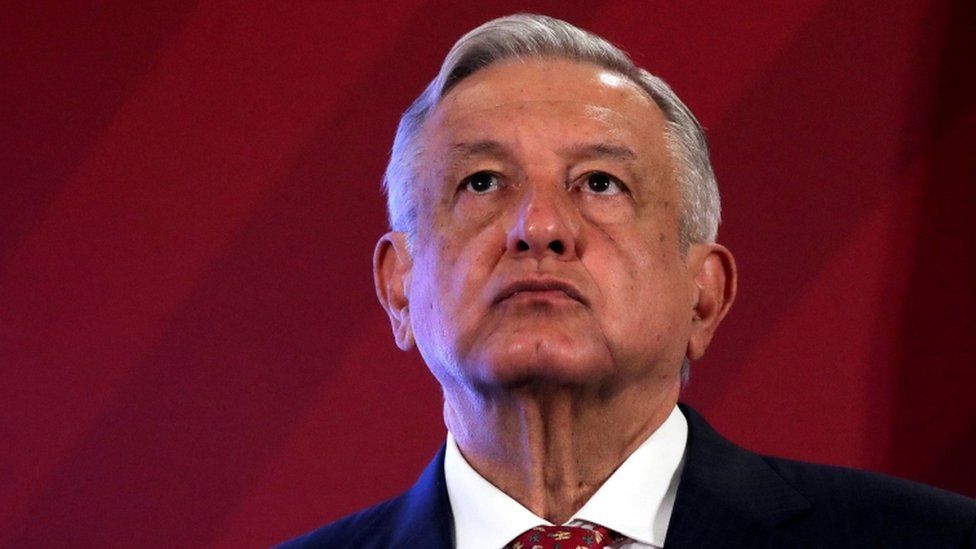 Presiden Meksiko Andrés Manuel López Obrador.(source: bbc.com)