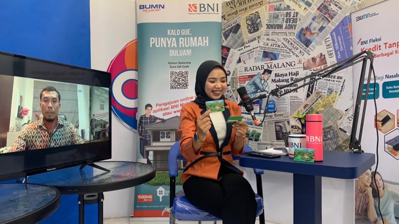 Digitalk BNI Digitex Property menghadirkan disampaikan Direktur Teknik dan Operasi PT Jasamarga Pandaan Malang, Siswantono (Fuad Hasan / Radar Malang)