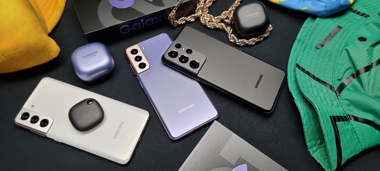 Desain ikonik Samsung S21+5G (istimewa)