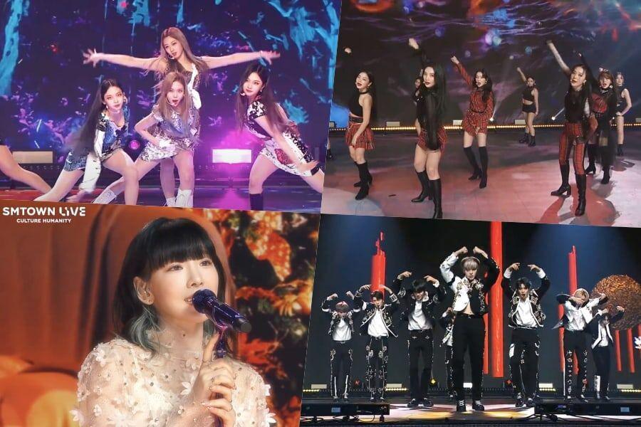 Konser online SMTOWN LIVE yang digelar SM Entertainment kemarin (1/1). (source : soompi)