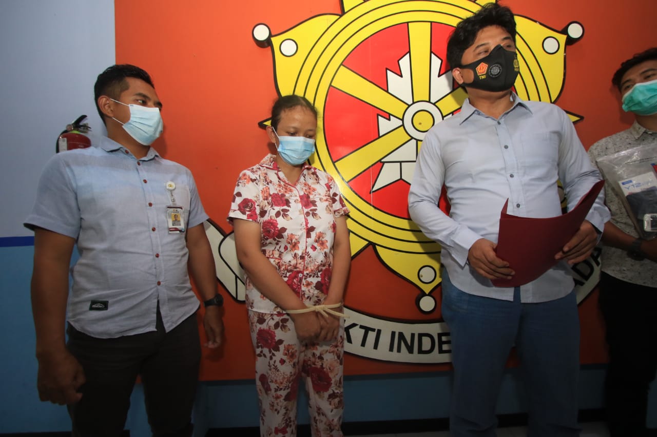 ART asal Pujon yang nekat mencuri harta benda majikan (Laoh Mahfud / Radar Malang)