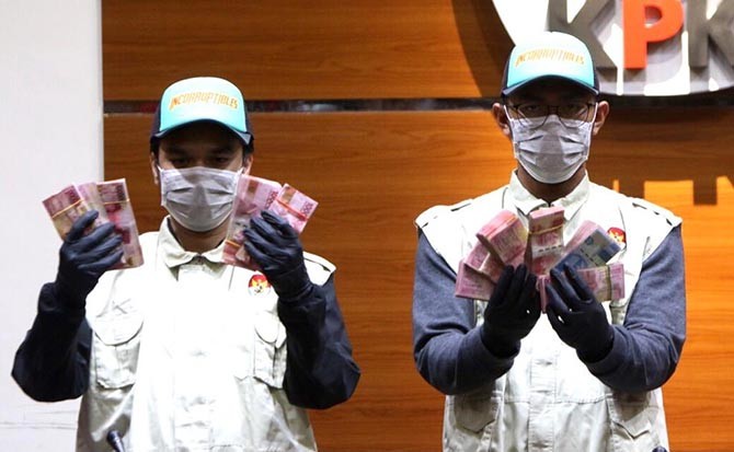 Ilustrasi penangkapan KPK (jawapos/ist)