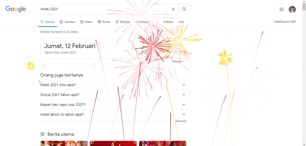 screenshot Google