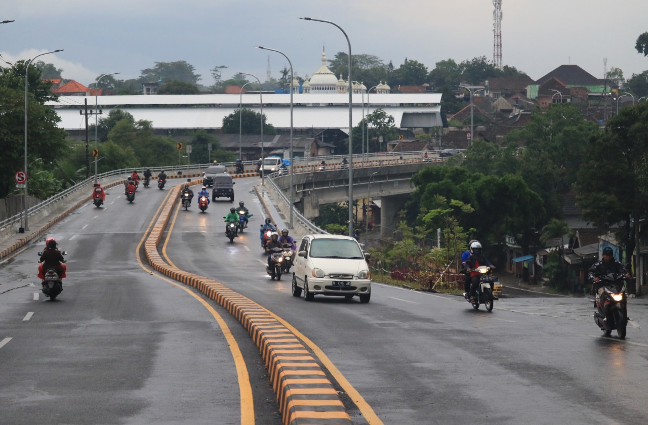 Suasana di Jembatan Kedungkandang (dok JPRM/ist)