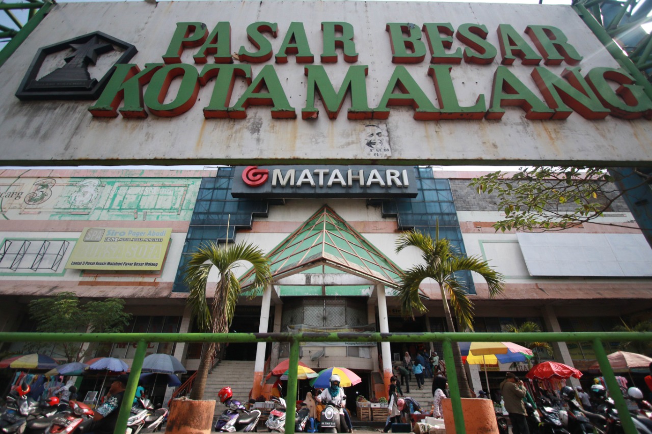 Kondisi Pasar Besar Kota Malang yang akan direvitalisasi Pemkot Malang. (Dok/Radar Malang)
