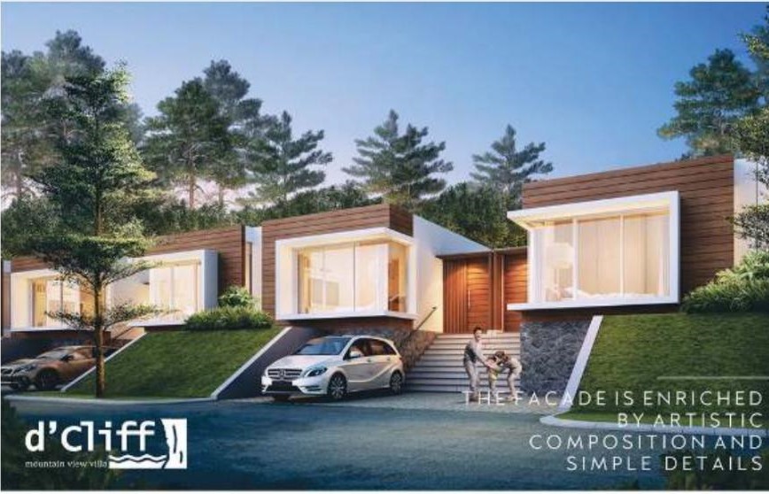 Salah satu tipe villa yang dihadirkan The Taman Dayu, Pandaan, Pasuruan. (istimewa)