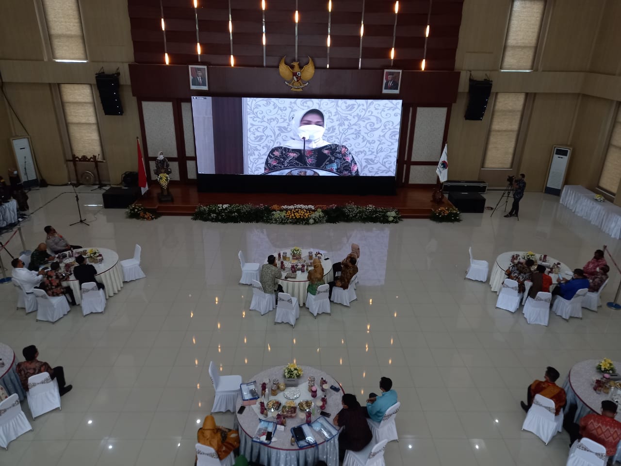 Musyawarah Komisariat Wilayah (Muskomwil) IV Apeksi ke-XII di Gedung Pancasila, Balai Kota Among Tani Batu (Imam N / Radar Malang)