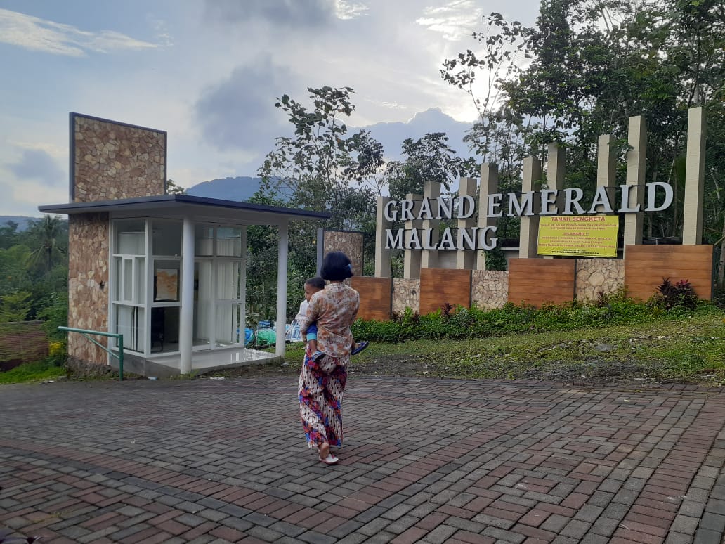 Perumahan Grand Emerald di Dusun Poh Bener, Desa Gondowangi, Kecamatan Wagir, Kabupaten Malang. (Dokumentasi/Radar Malang)