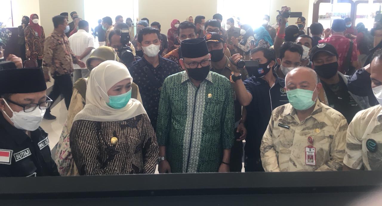 Gubernur Jatim saat ke Malang (Andika Satria Perdana / Radar Malang)