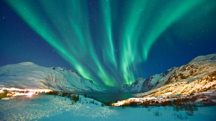 Ilustrasi fenomena alam Aurora Borealis khas negara paling bahagia, Finlandia (Bookmundi/ist)