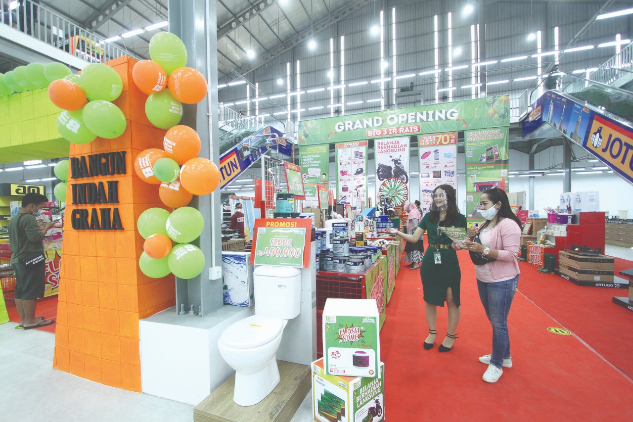 Bangun Indah Graha (BIG) di IR Rais menghadirkan produk terlengkap dan suasana belanja yang nyaman (ist)