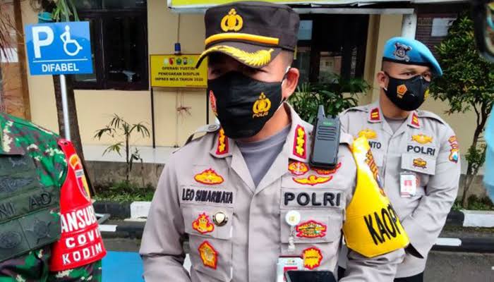 Kapolresta Malang Kota Kombespol Leonardus Simarmata (Ubaidillah / Radar Malang)