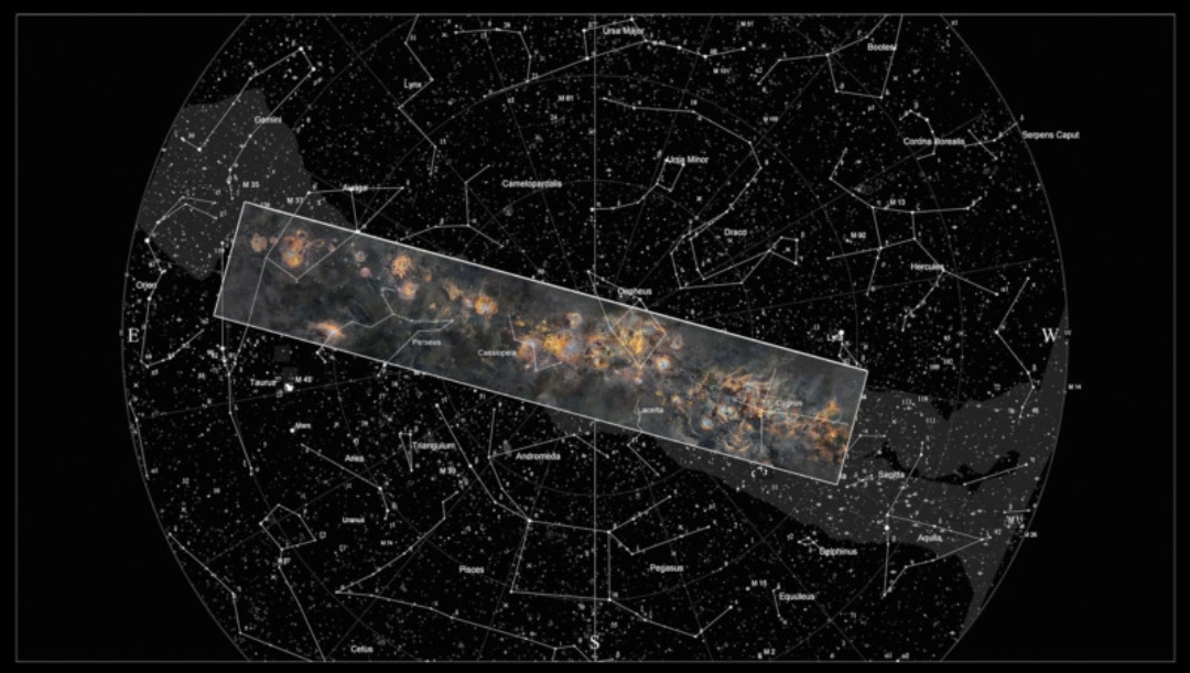 Potret Milky Way  atau galaksi Bimasakti yang diambil oleh fotografer asal Finlandia, Metsavainio (Peta Pixel/ist).