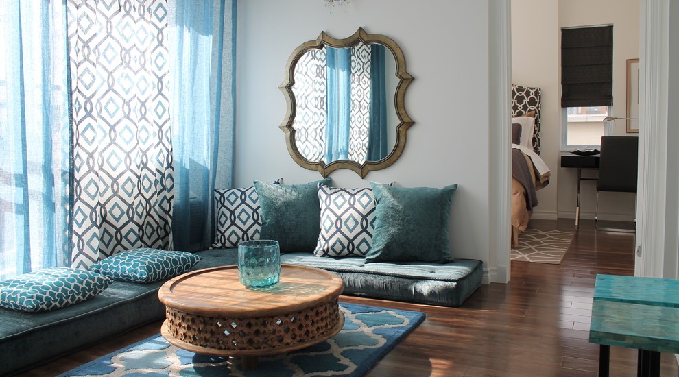 Ilustrasi ruang tamu lesehan (Dwelling Decor/ist)