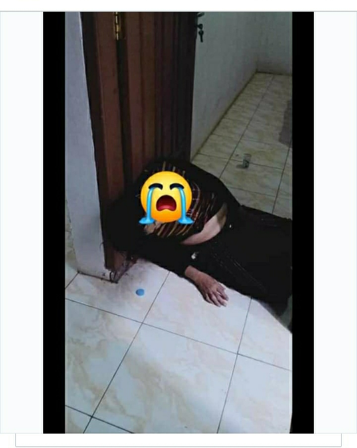Sosok mayat perempuan yang ditemukan di penginapan Ngliyep (ist)