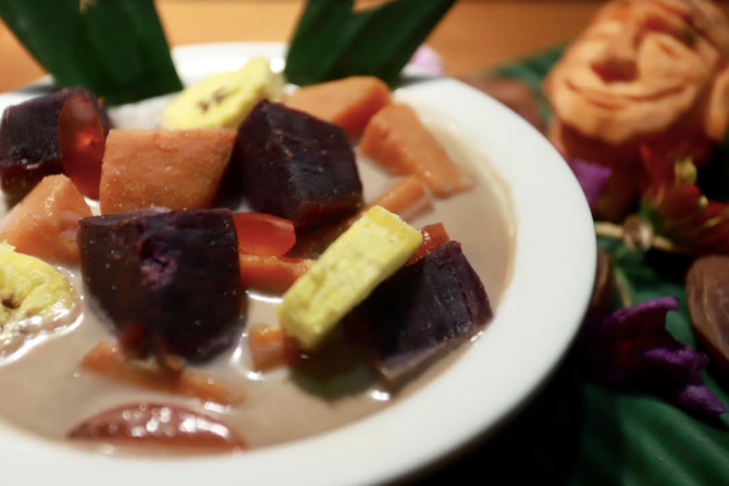 Kolak menjadi menu takjil yang banyak disediakan untuk buka puasa. (Dery Ridwansah/JawaPos.com/ist)