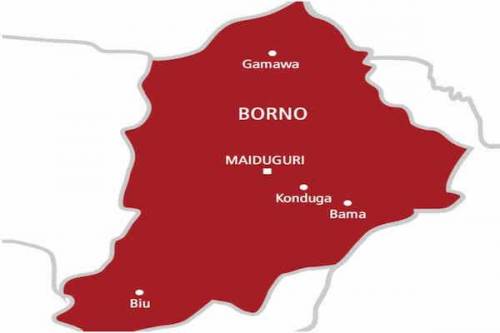 Peta Nigeria yang menunjukkan Kota Borno (Al Jazeera/ist).